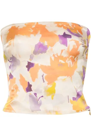 Patrizia Pepe Cropped-Top mit eckigem Ausschnitt