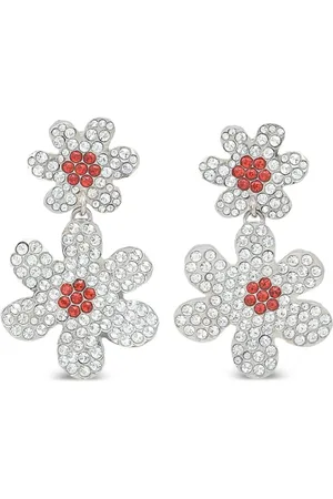 Marni Hängeohrringe mit Kristallblumen