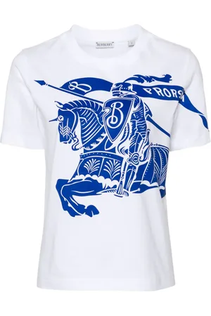 Burberry T-Shirt mit Ritteremblem-Print