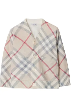 Burberry Nova Check Cardigan aus Wolle
