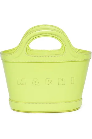 Marni Tropicallia Beuteltasche mit Logo-Stickerei