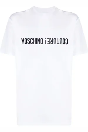 Moschino T-Shirt mit Logo-Stickerei