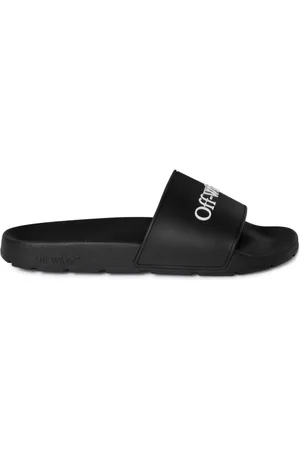 OFF-WHITE Bookish Pantoletten mit Logo-Print