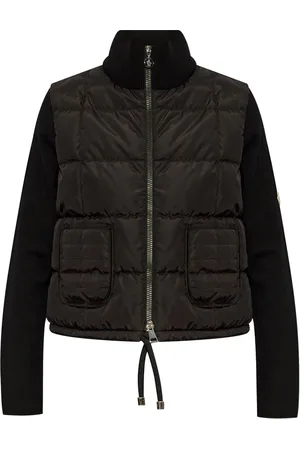 Moncler Gefütterte Jacke mit Logo-Applikation