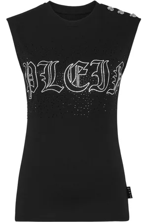 Philipp Plein Top mit Kristallen