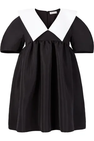 Nina Ricci Kleid mit Kontrastkragen