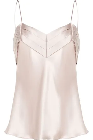 CARINE GILSON Camisole-Top mit Faltendetails