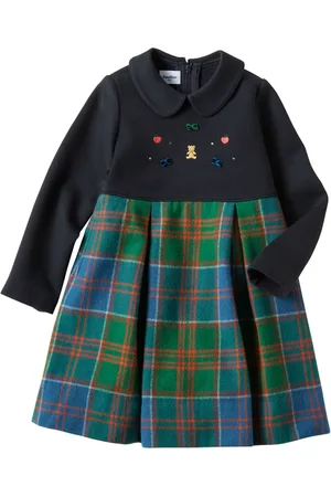 Familiar Kleid mit Kontrasteinsatz