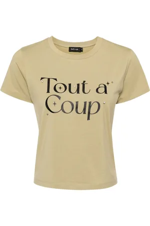 tout a coup T-Shirt mit Logo-Print