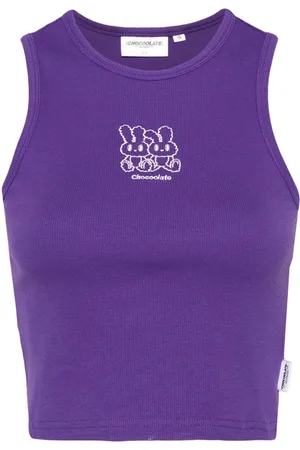 Chocoolate Tanktop mit grafischem Print