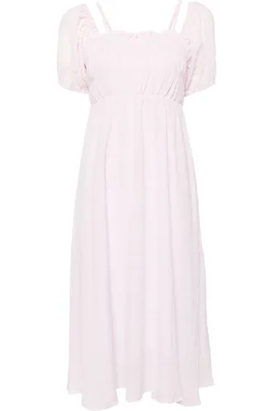 tout a coup Plissiertes Kleid mit Blumen-Print