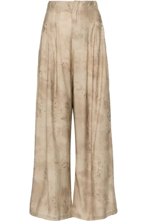 B+AB Palazzohose mit abstraktem Print