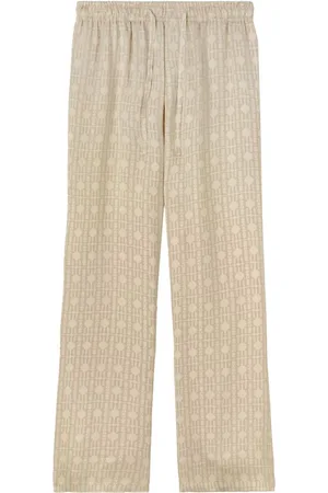 Palm Angels Weite Hose aus Monogramm-Jacquard