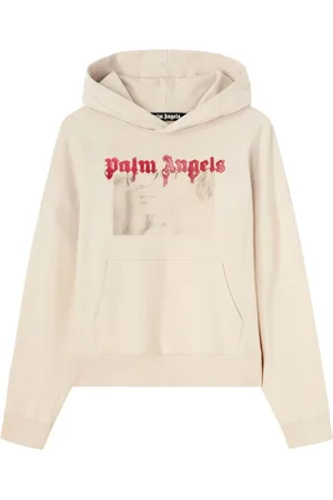 Palm Angels Hoodie mit Porträt-Print
