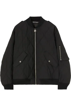 Palm Angels Gesteppte Bomberjacke mit Logo-Applikation