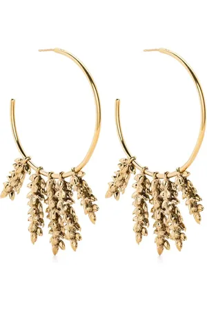 Aurélie Bidermann Wheat hoop earrings