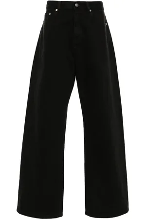 Palm Angels Halbhohe Jeans mit lockerem Schnitt