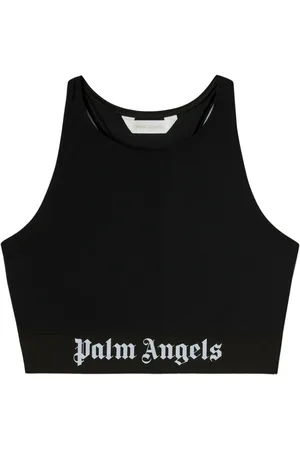 Palm Angels Kompressionsoberteil mit Logo-Bund