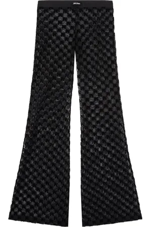 Palm Angels Ausgestellte Hose mit Monogramm