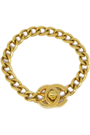 CHANEL 1996 Kettenarmband mit CC Lock