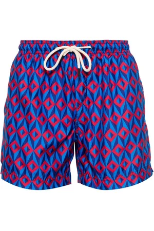 PENINSULA SWIMWEAR Ponente Badeshorts mit geometrischem Print