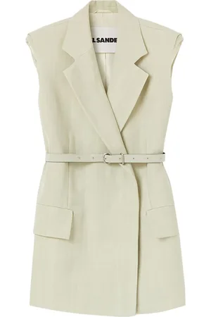 Jil Sander Weste mit Gürtel