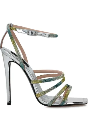 Philipp Plein Mirror Sandalen mit Kristallen 120mm