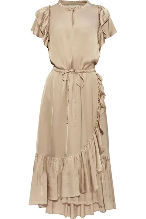 Munthe Drapiertes Midikleid aus Satin