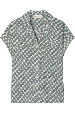 Tory Burch Popeline-Hemd mit Zebra-Print