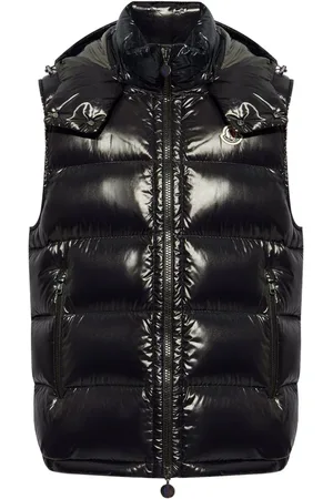 Moncler Gefütterte Weste mit Glanzoptik