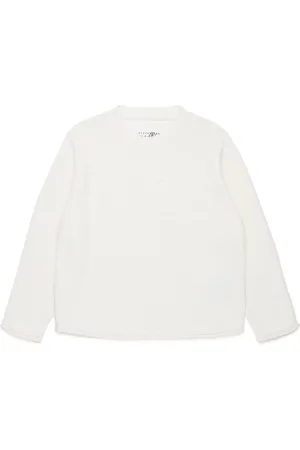 Maison Margiela Intarsien-Pullover mit Rundhalsausschnitt