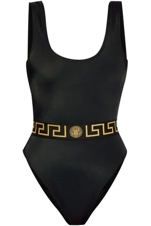 VERSACE Medusa Badeanzug mit U-Ausschnitt