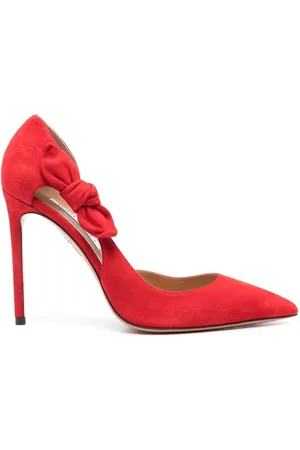 Aquazzura Very Bow Tie Pumps 105mm