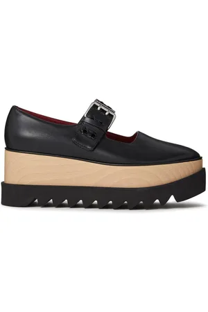 Stella McCartney Elyse Plateau-Schuhe mit Sternnieten