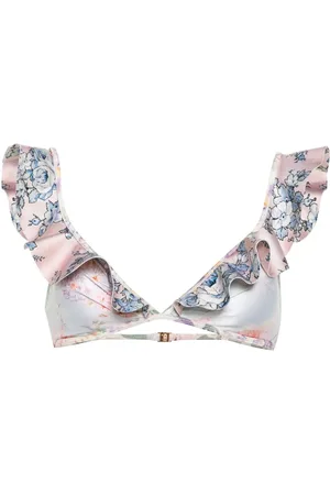 ZIMMERMANN Halliday Spliced Frill Bikinioberteil