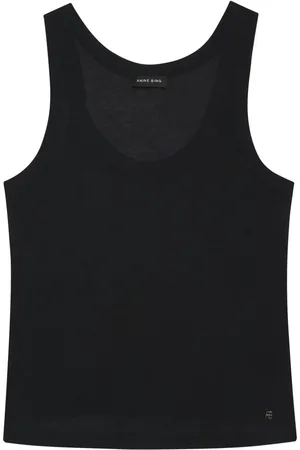 ANINE BING Tanktop mit Logo-Schild