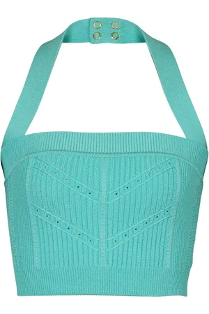 Balmain Gestricktes Cropped-Top