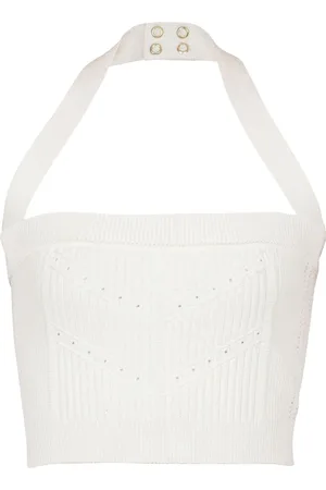 Balmain Gestricktes Cropped-Top