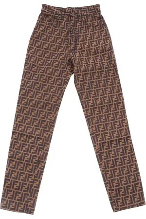 Fendi Gerade Zucca Hose