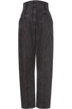 Alberta Ferretti Straight-Leg-Jeans mit hohem Bund