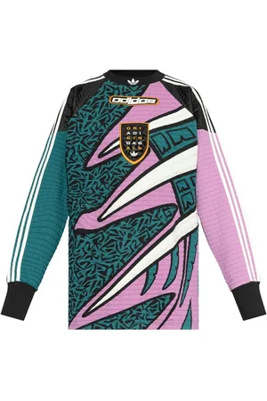 adidas Langärmeliges Fußballtop mit grafischem Muster