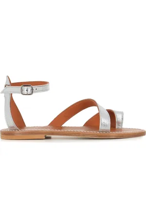 K jacques Anaelle Sandalen im Metallic-Look