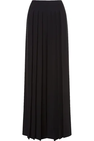 Alberta Ferretti Wide-Leg-Hose mit Bundfalten