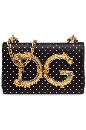 Dolce & Gabbana Kleine DG Baroque Umhängetasche aus Satin