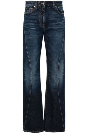 Salvatore Ferragamo Straight-Leg-Jeans mit Tragefalten
