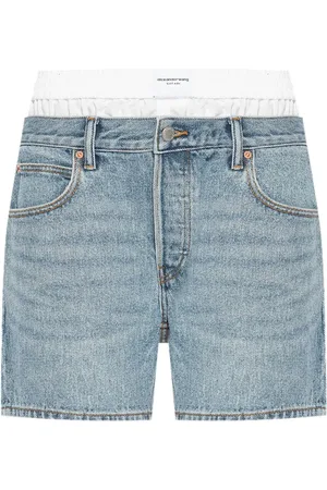 Alexander Wang Jeans-Shorts im Layering-Look