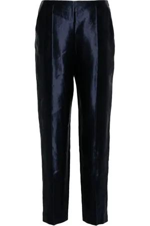 Giorgio Armani Satinhose mit Nahtdetail