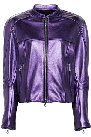 LAQUAN SMITH Bomberjacke in Metallic-Optik
