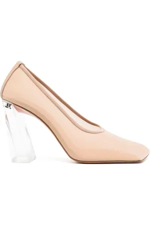Amina Muaddi Charlotte Pumps 100mm