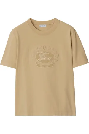 Burberry T-Shirt mit Logo-Stickerei
